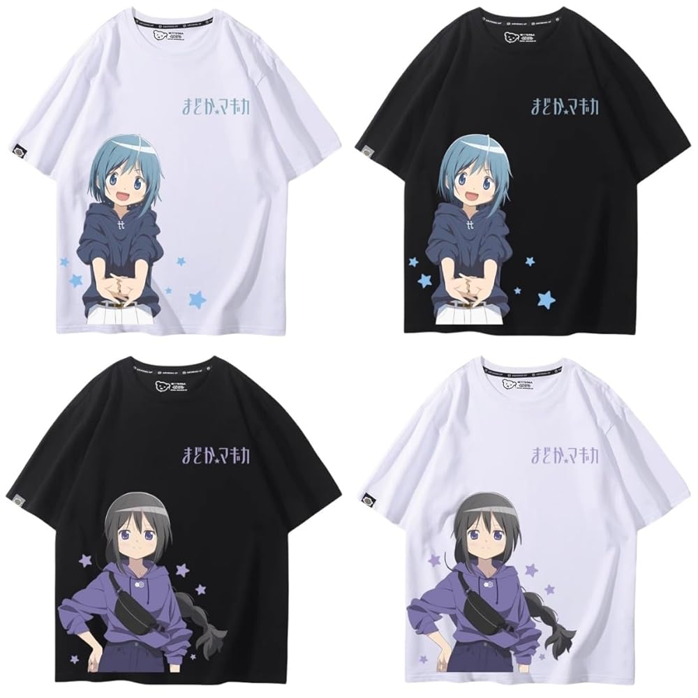 Amazon.co.jp: [IMANXAOF] 魔法少女まどかマギカ Tシャツ 半袖
